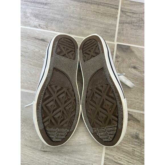 Converse All Star Low Top Denim Polka Dot Sneakers Shoes Kids Size 11 Canvas - Picture 5 of 7